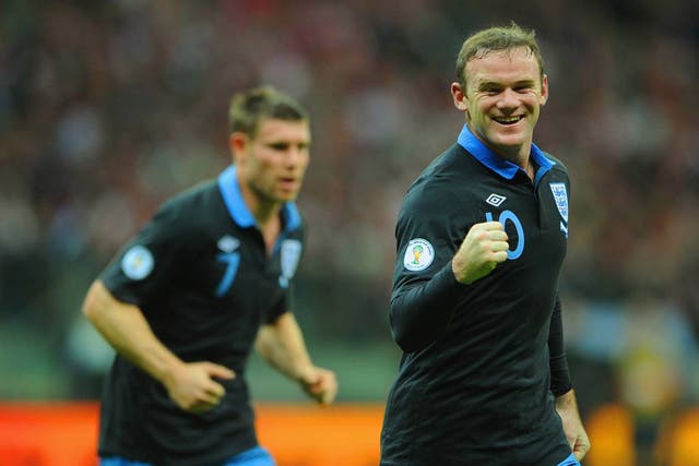 <b>WAYNE ROONEY</b><br/>
Imaginative but sometimes let down by his touch, before he nodded England ahead. Replaced late on. 6/10