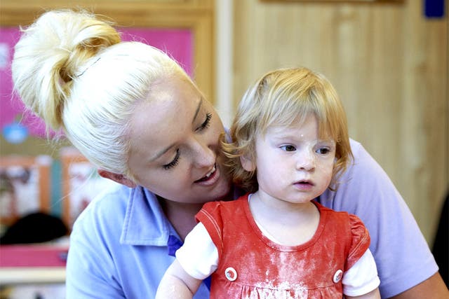 Bringing up baby: childcarer Gaby Wainwright