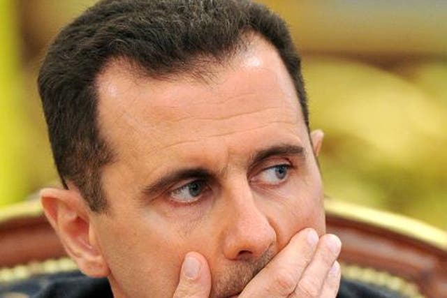 <p>Syrian president Bashar al-Assad</p>
