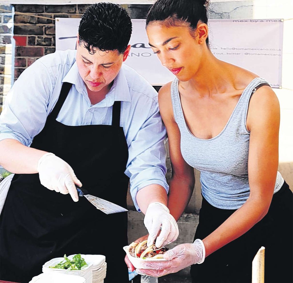 Sol Negron, left, is currently researching new recipes in Texas