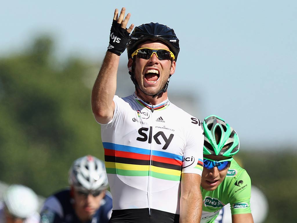 Mark Cavendish is 'relatively OK' after hitting a car in training