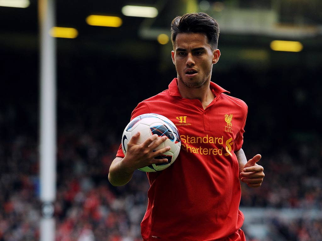 Liverpool youngster Suso