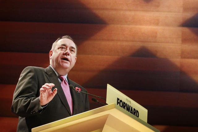 Alex Salmond rallied the SNP at its annual conference