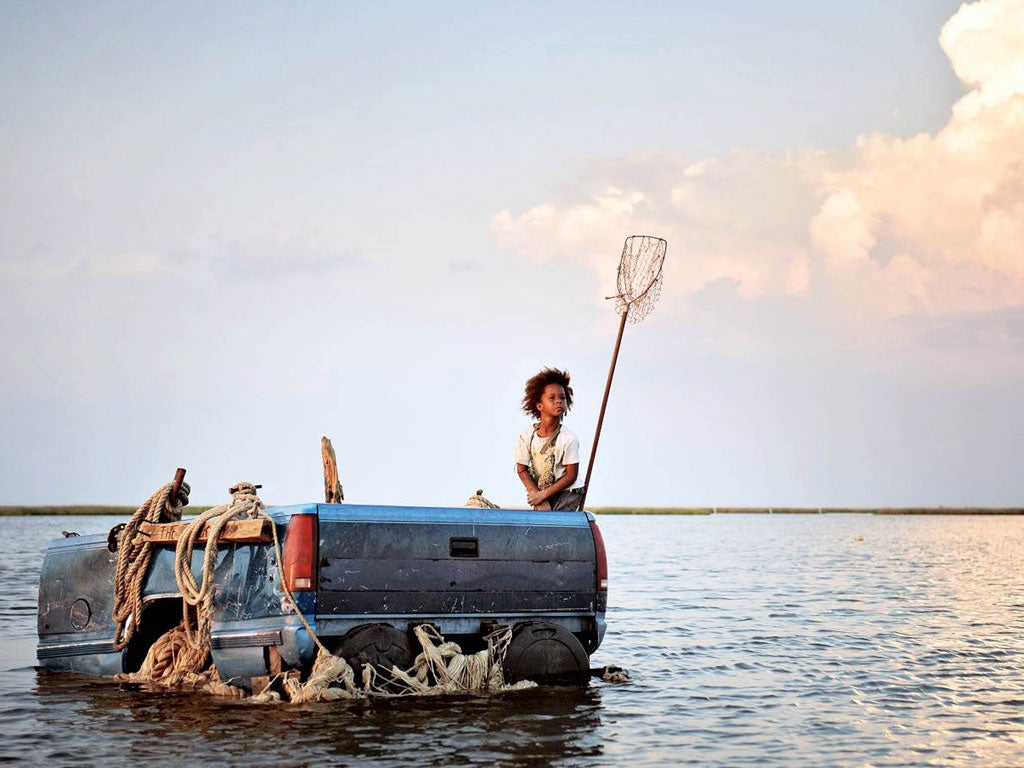 That sinking feeling: Quvenzhané Wallis in the acclaimed but
forced 'Beasts of the Southern Wild'