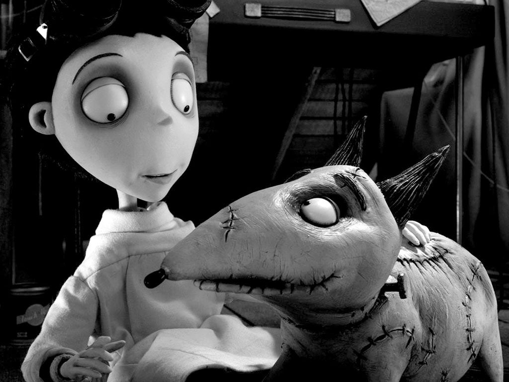 Love after death: Victor Frankenstein (Charlie Tahan) and reanimated dog in Tim Burton's affectionate horror homage 'Frankenweenie'