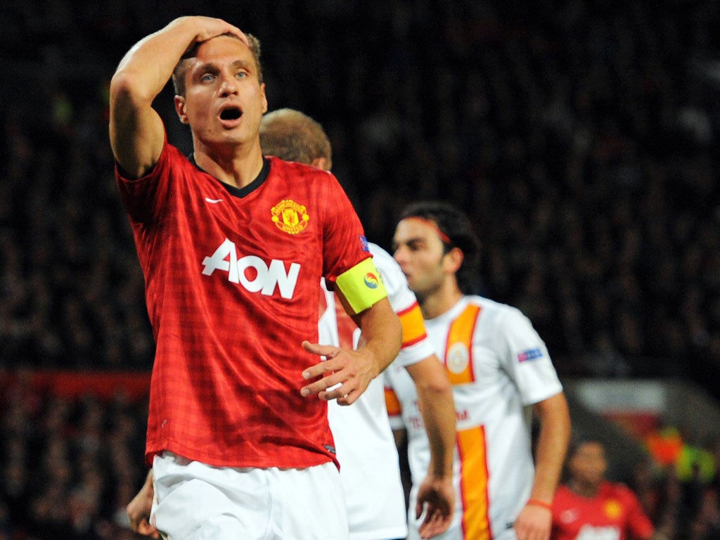 Captain Nemanja Vidic is one of several key players sidelined