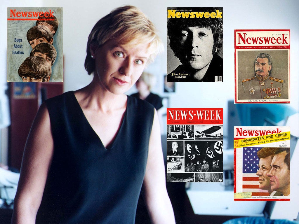 The editor Tina Brown and Newsweek covers down the decades