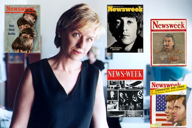 The editor Tina Brown and Newsweek covers down the decades