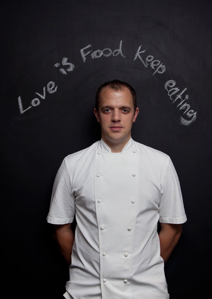 James Knappett is the chef and co-owner of Bubbledogs and fine-dining restaurant Kitchen Table