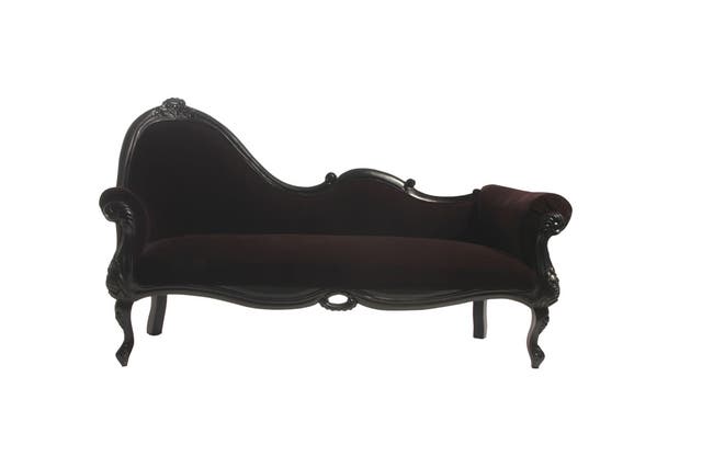 <p>1. Baroque velvet chaise longue</p>

<p>?1,040, Black Orchid Interiors. Go goth with this decadent day bed. 0844 854 2794, blackorchidinteriors.co.uk</p>
