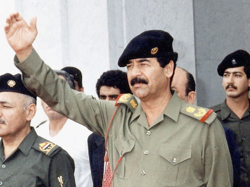 Saddam Hussein had a proven record for using poison gas (Getty Images)