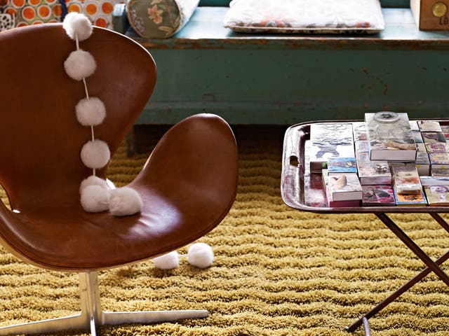 Go with the flow: We like the textured design and retro vibe of this wavy Flow carpet by Vorwerk. £114.99/sq m, vorwerkcarpets.co.uk