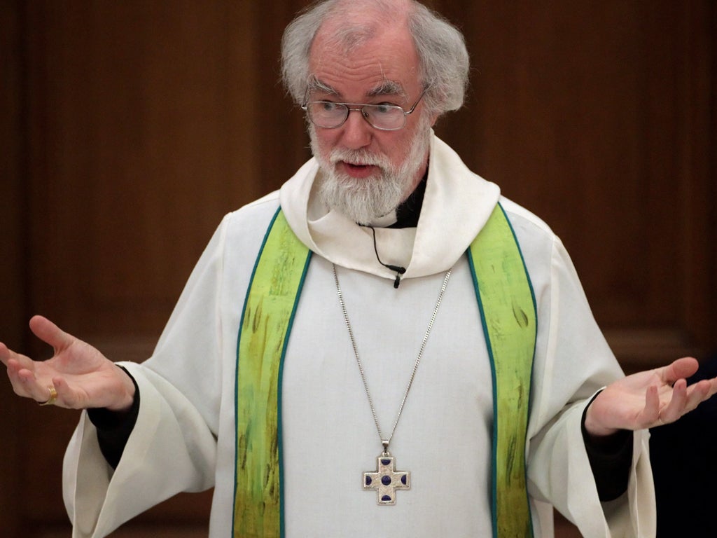 The former Archbishop of Canterbury, Dr Rowan Williams