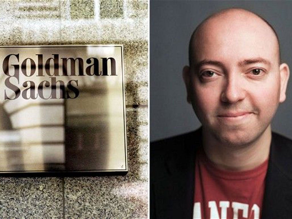 Greg Smith: The former Goldman Sachs employee has written a book criticising the banking giant