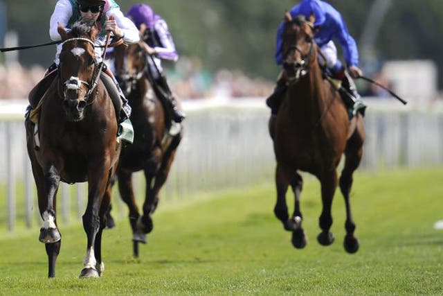 Frankel routs his rivals on his most recent start at York in August 