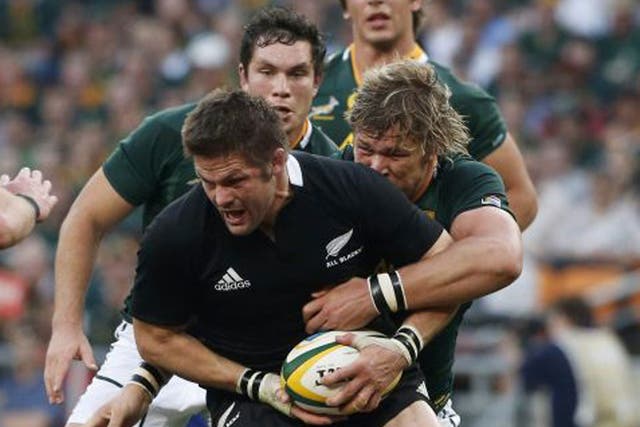 Richie McCaw has led the All Blacks to 16 Test wins in a row