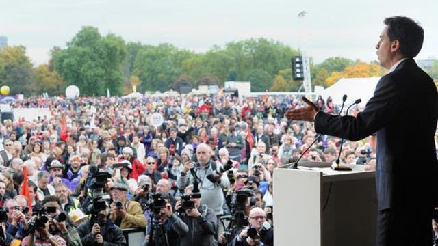 Mr Miliband accused the Prime Minister of "clinging" to policies which were not working