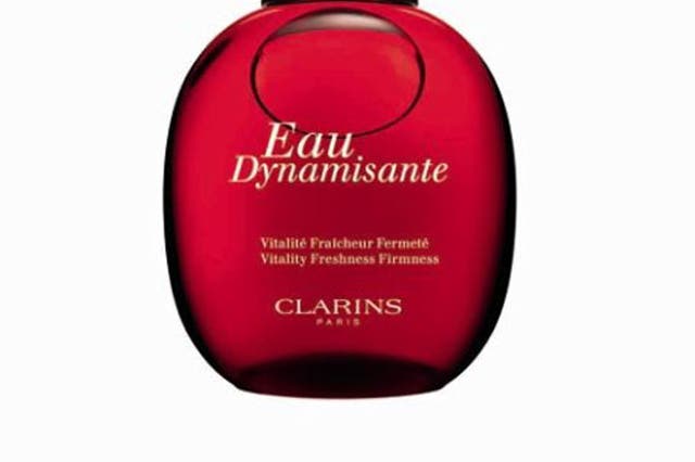 <p>1. Eau Dynamisante</p>

<p>£29 for 100ml, Clarins clarins.co.uk</p>

<p>In the late 1980s there wasn't a fashion follower who didn't carry this in their handbags – and many of us still do. It's also moisturising.</p>