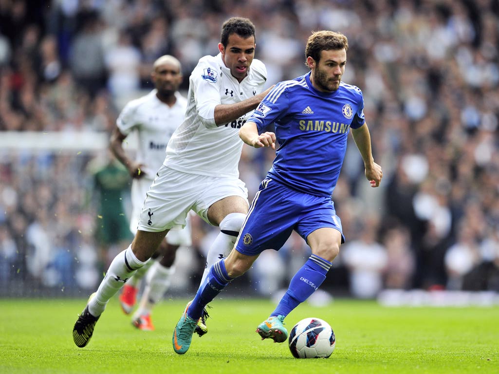 Chelsea midfielder Juan Mata