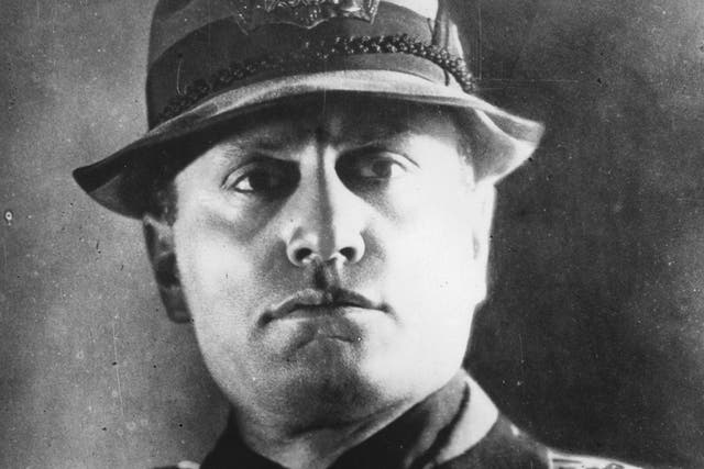 Italian politician Benito Mussolini who led the National Fascist Party