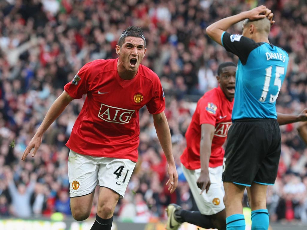 &#13;
Macheda announced his arrival in style but quickly faded away (Getty)&#13;