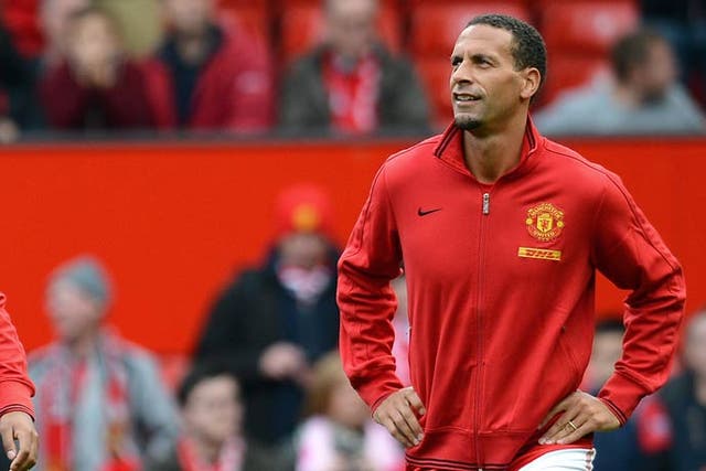 Rio Ferdinand refused to wear a Kick It Out T-shirt