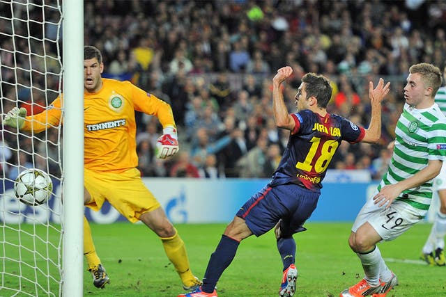 Jordi Alba scored a dramatic late winner for Barcelona