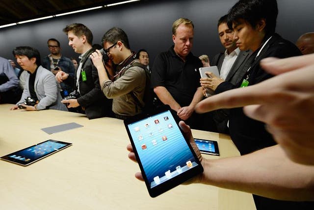 Apple said yesterday it sold three million units of its iPad mini 