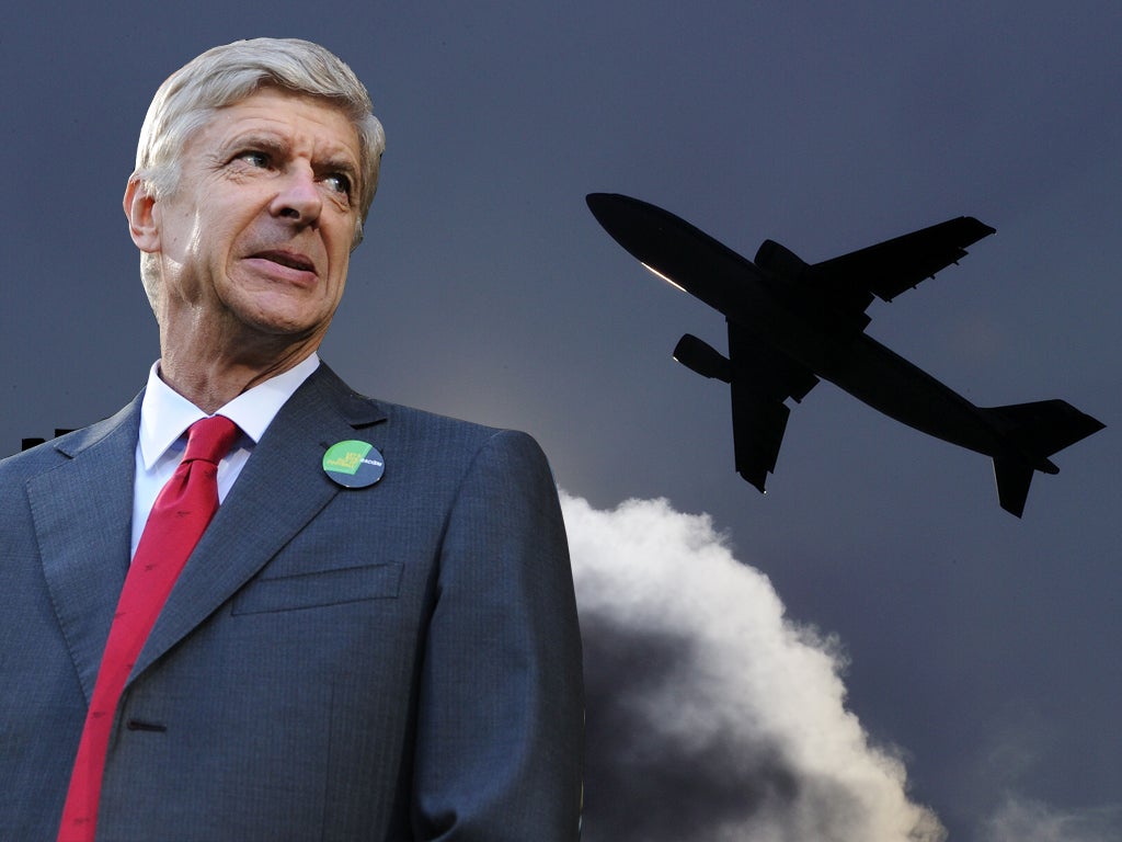 Arsene Wenger has defended the decision to fly to Norwich