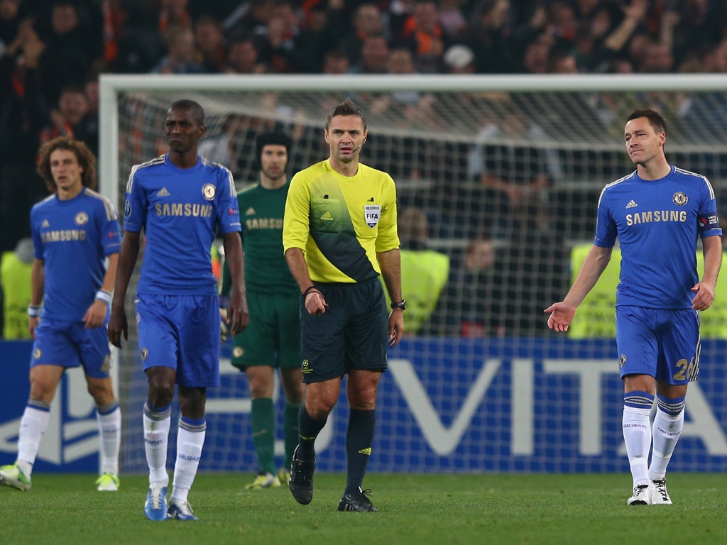 Chelsea suffered their first defeat in the Champions League since being crowned European champions