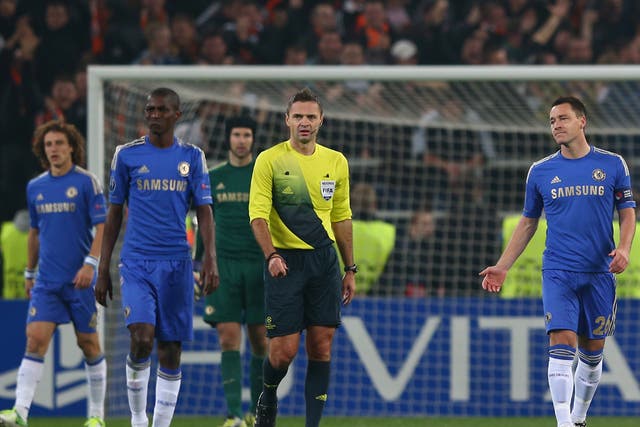 Chelsea suffered their first defeat in the Champions League since being crowned European champions