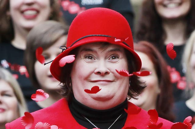 Susan Boyle launches Scottish Poppy Appeal