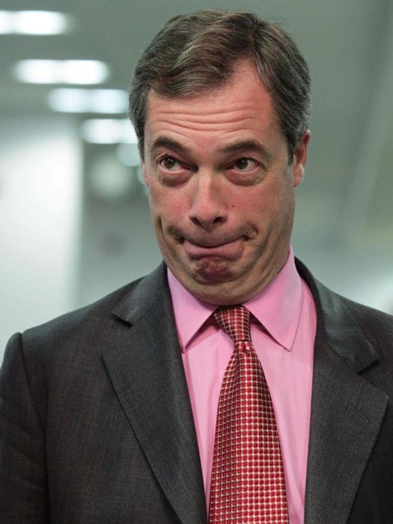 It took two days for Mr Farage to find out what he was supposed to have said and to disown the comments attributed to him