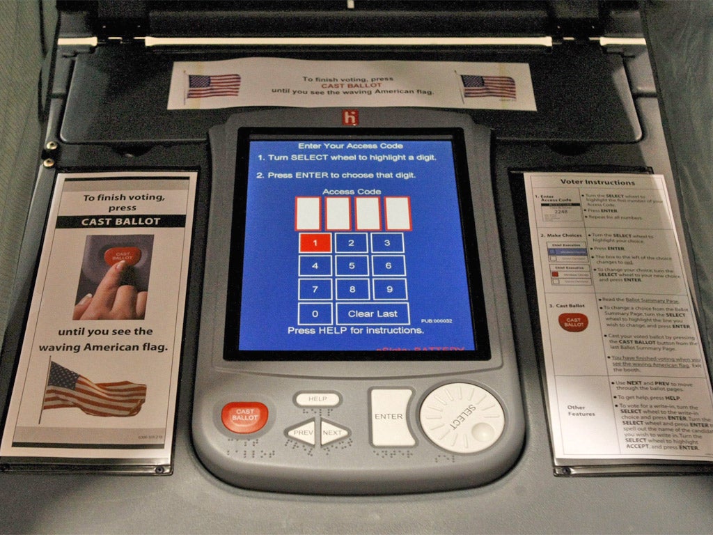 Romney campaign donors, and his son Tagg, have been linked to voting machine
manufacturer, Hart InterCivic