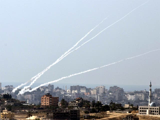 Hamas rockets head for southern Israel