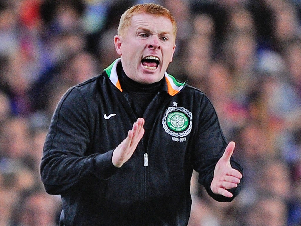 Neil Lennon's side won praise in Spain for the way they took on Barcelona
