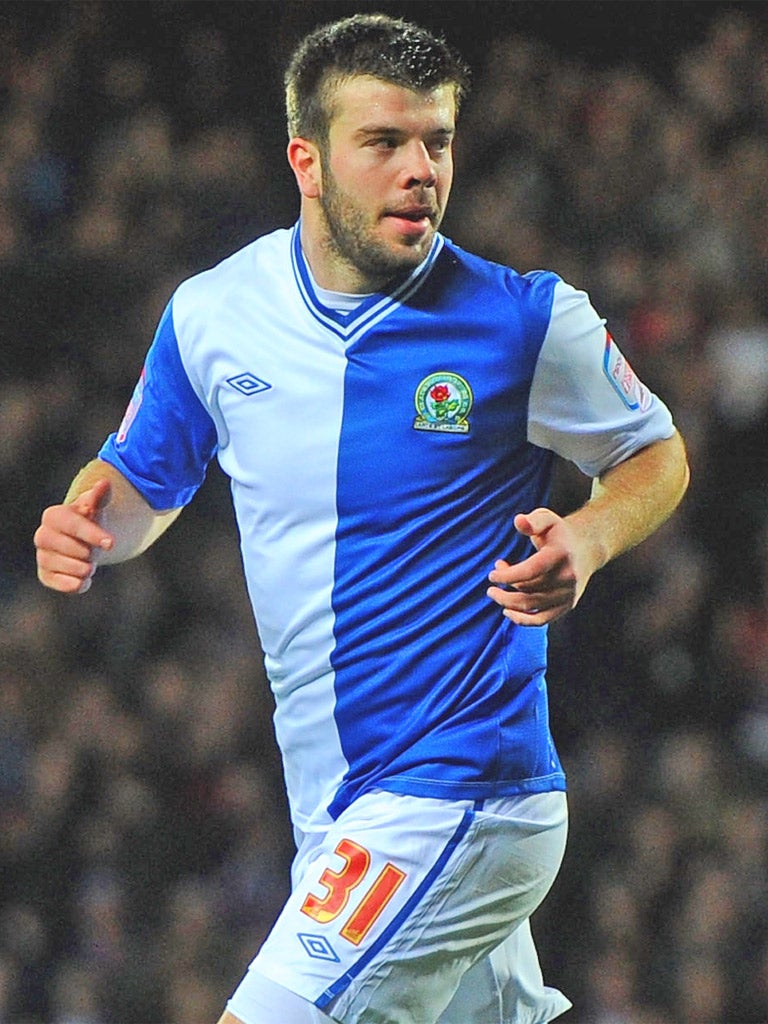 Grant Hanley gave Blackburn an early lead with a close-range finish