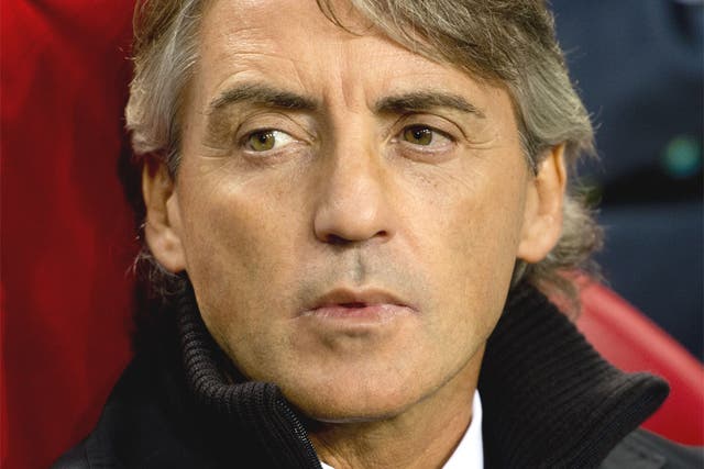 Roberto Mancini has yet to match the demands of Europe