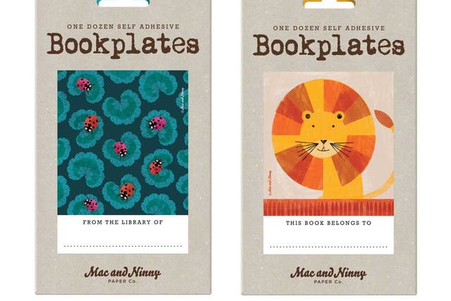 <p>Return to lender</p>

<p>It is nice to share your favourite books and DVDs with friends, nicer still to get them back. These pretty, versatile name-plates from Mac and Ninny are a polite way of putting your stamp on your favourite things. £4.95 for a pack of 12, macandninny.com</p>