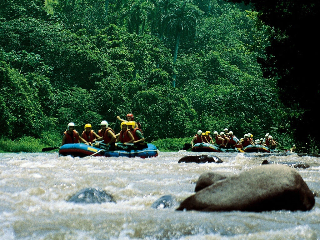 Rafting in the Dominican Republic