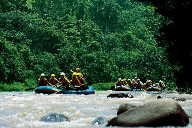 Rafting in the Dominican Republic