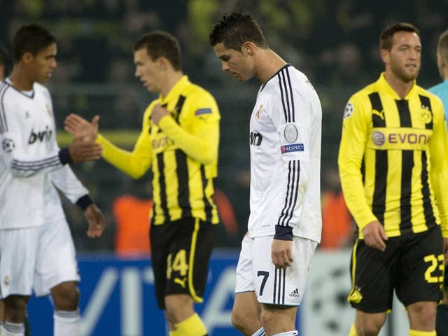 Real Madrid slipped to defeat in Dortmund