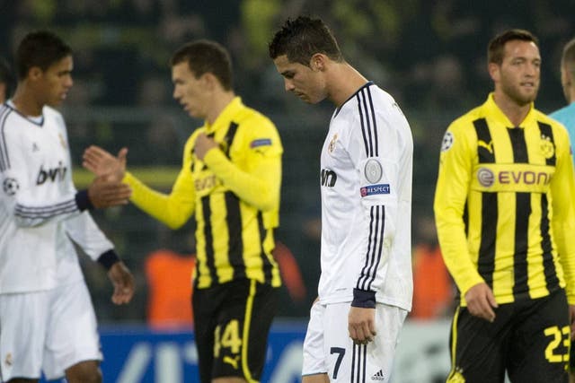 Real Madrid slipped to defeat in Dortmund
