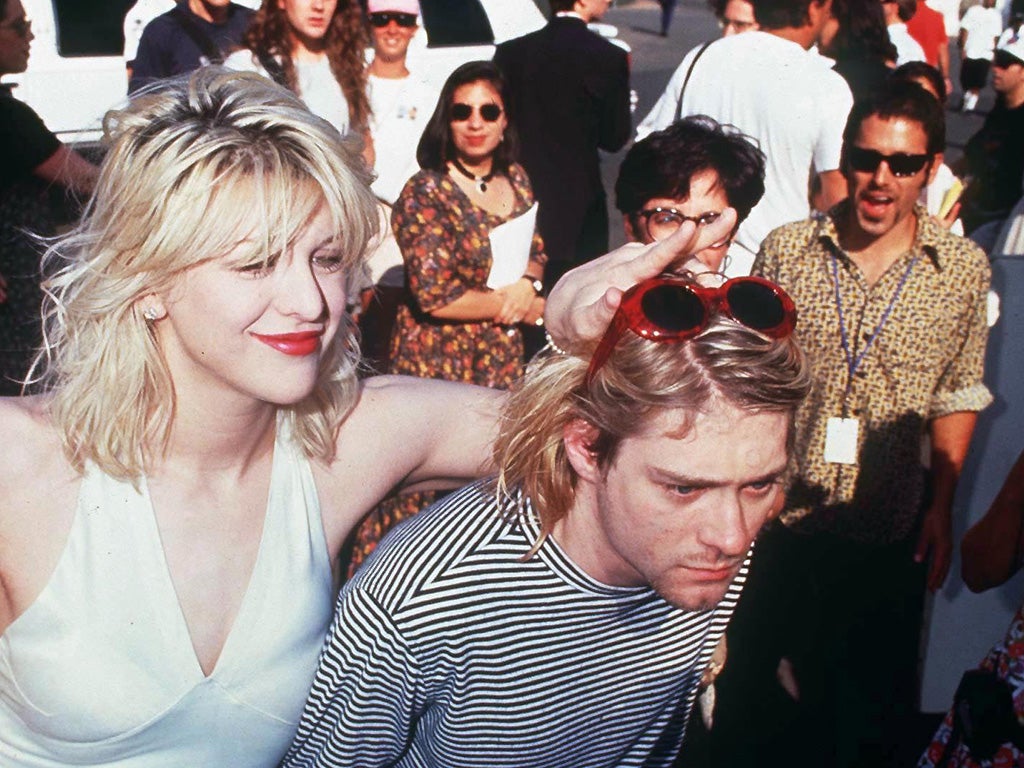 Outsiders: Kurt Cobain with Courtney Love