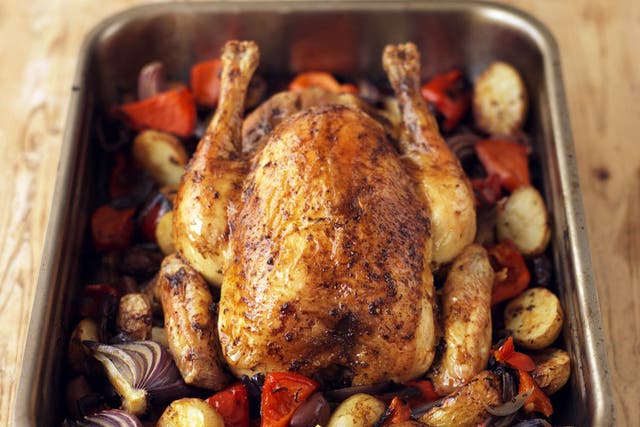 Spanish-style roast chicken by Sophie Wright