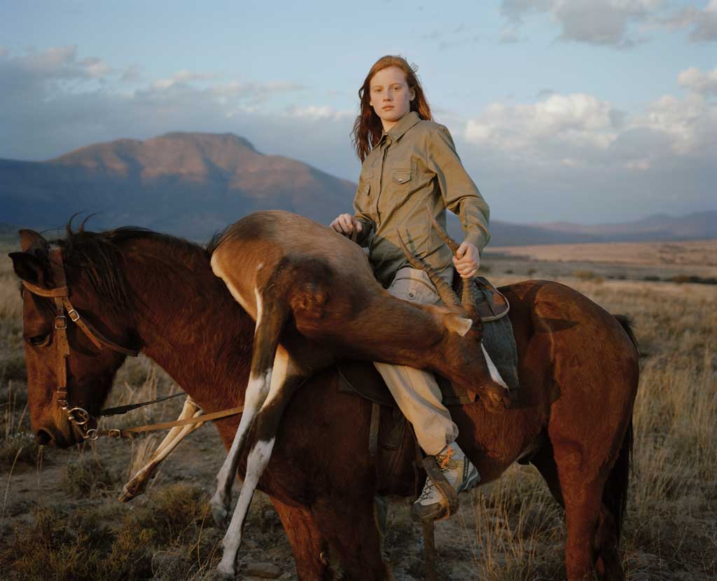 'Huntress with Buck', which won the 2010 Taylor Wessing prize, captures American teenager Josie Slaughter's first African kill