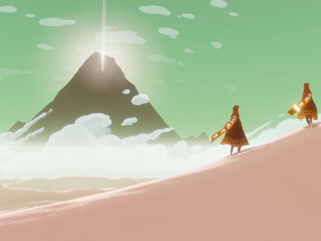 Journey, the game with no guns and no enemies