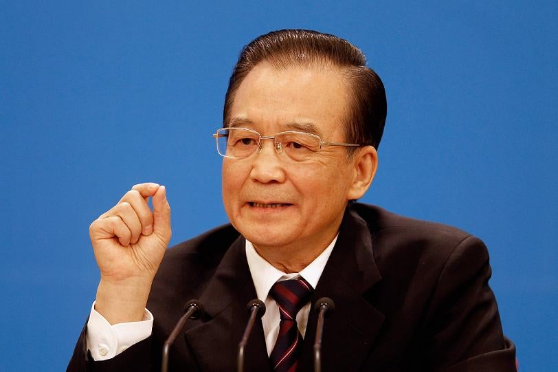 Chinese Prime Minister Wen Jiabao