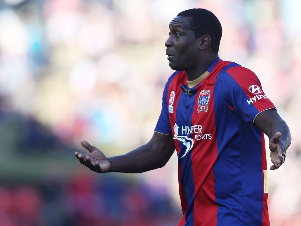 Emile Heskey plays for Newcastle Jets