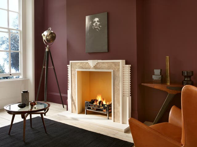 Biba style: Designer Barbara Hulanicki has created a range of fireplace surrounds for Chesney's, with covetable Art Nouveau or Art Deco styling. From £2,275, chesneys.co.uk